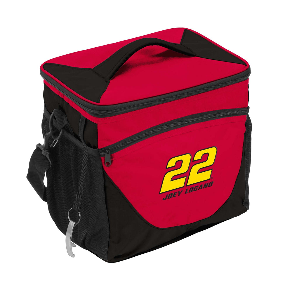 Joey Logano Red 24 can cooler f/ Primary Logo - Logo Brands - Flyclothing LLC