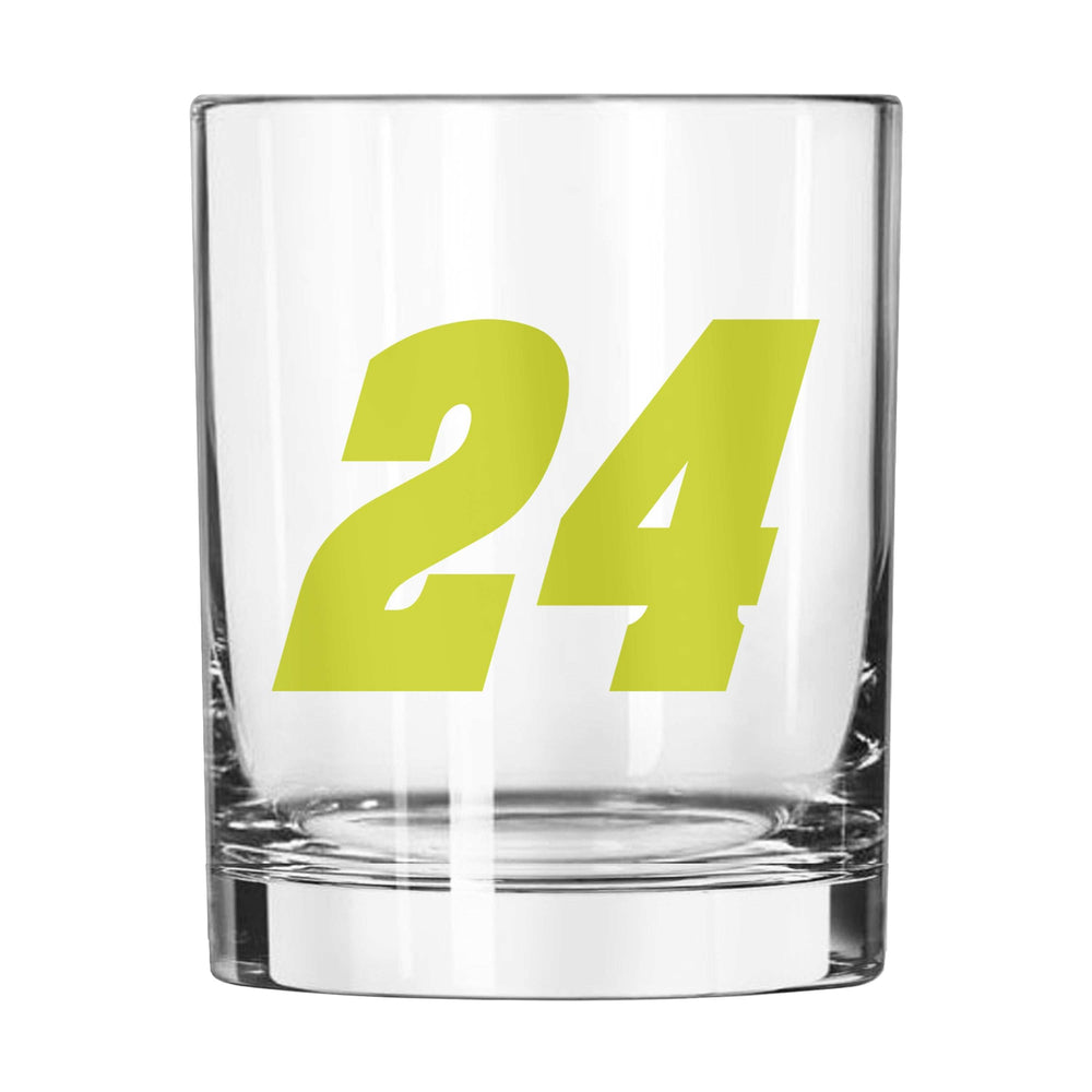 William Byron 14oz Logo Rocks Glass - Logo Brands - Flyclothing LLC