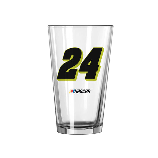 William Byron 16oz Gameday Pint Glass - Logo Brands - Flyclothing LLC