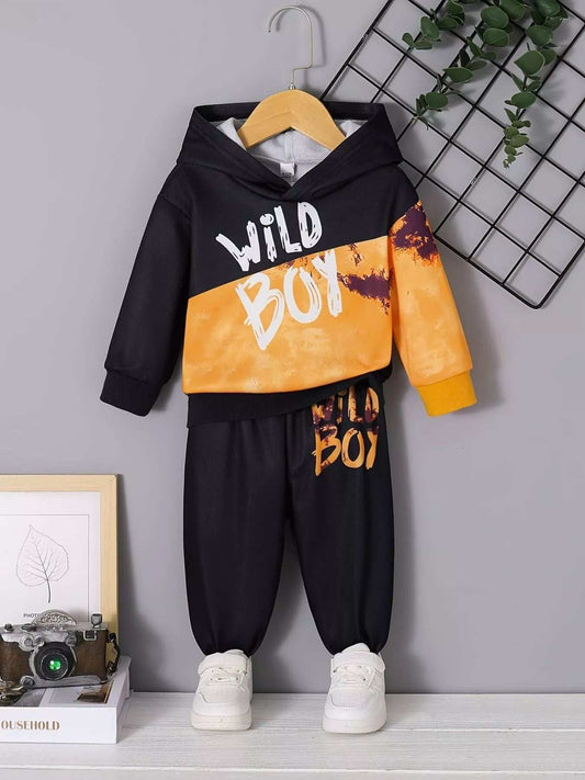 Children's Wild Boy Hoodie and Pants Set - Trendsi - Flyclothing LLC