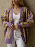 Button Up Long Sleeve Cardigan - Trendsi - Flyclothing LLC