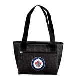 Winnipeg Jets Leopard Print 16 Can Cooler Tote - Logo Brands - Flyclothing LLC