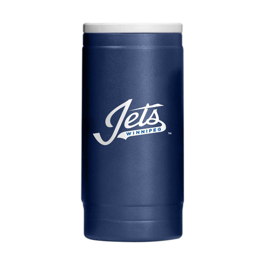 Winnipeg Jets 12oz Flipside Powdercoat SlimCan Coolie - Logo Brands - Flyclothing LLC