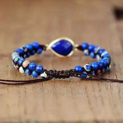 Handmade Teardrop Shape Beaded Bracelet - Trendsi - Flyclothing LLC
