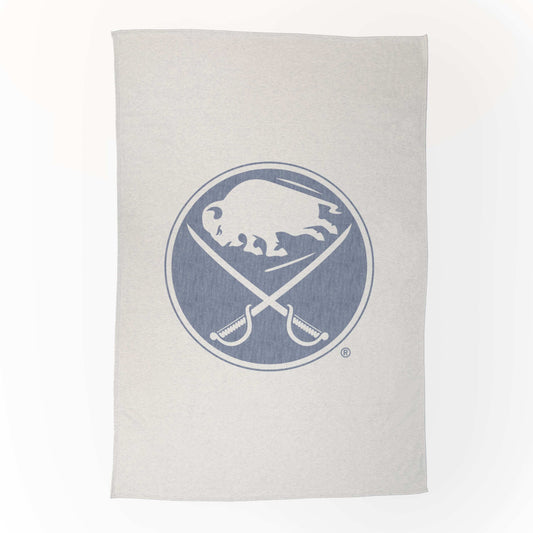 Buffalo Sabres Oversized Logo Sublimated Sweatshirt Blanket - Logo Brands - Flyclothing LLC