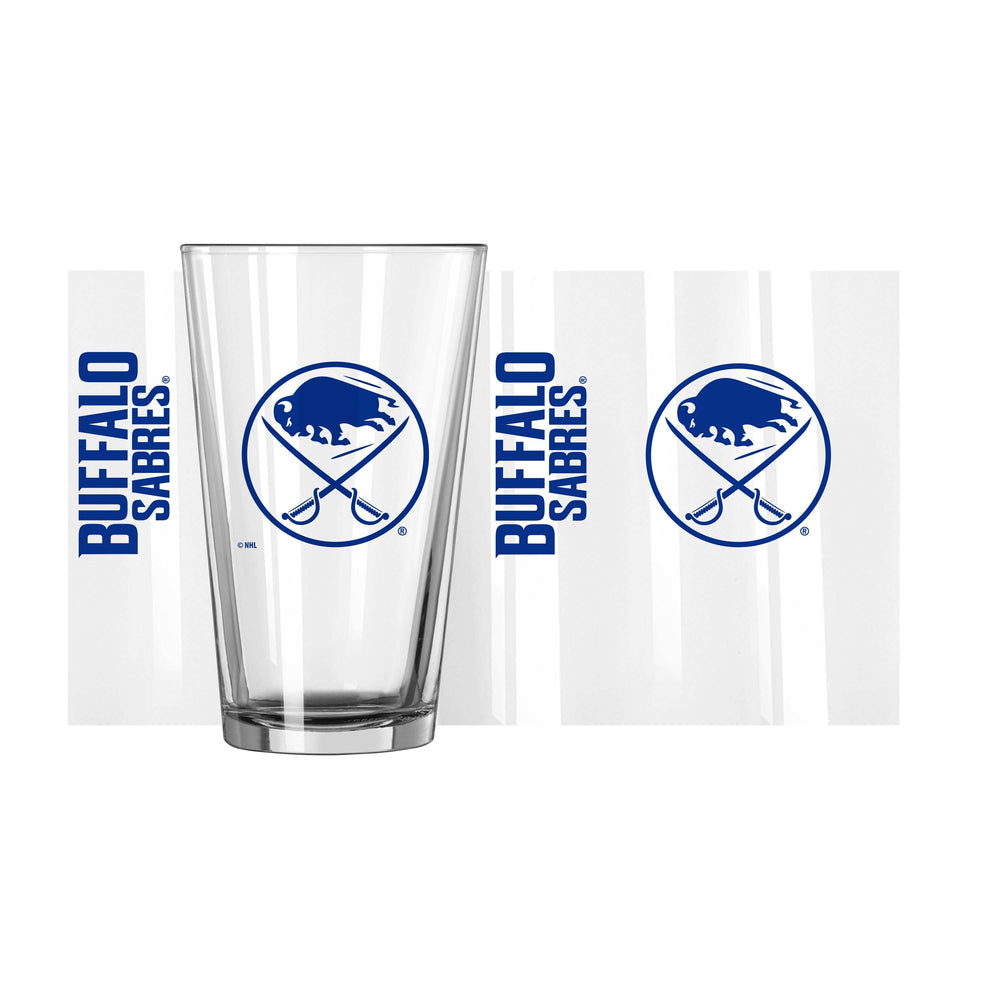 Buffalo Sabres 16oz Gameday Pint Glass - Logo Brands - Flyclothing LLC