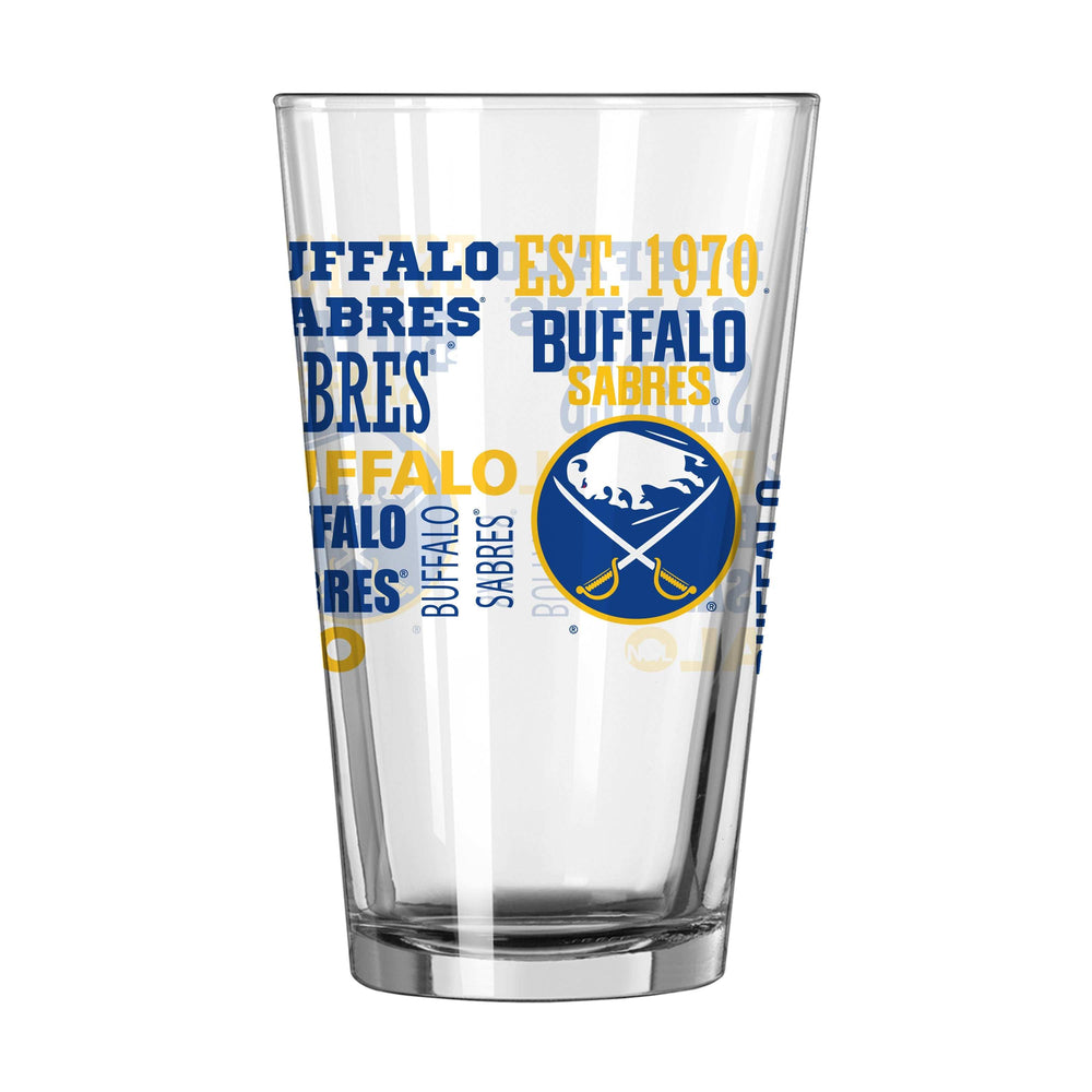 Buffalo Sabres 16oz Spirit Pint Glass - Logo Brands - Flyclothing LLC