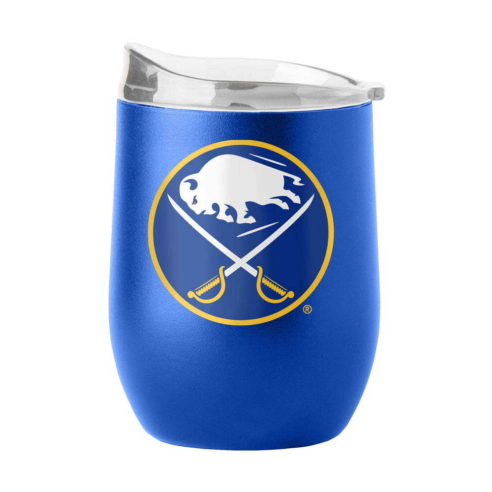 Buffalo Sabres 16oz Flipside Powder Coat Curved Bev - Logo Brands - Flyclothing LLC