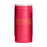 Calgary Flames 12oz Flipside Powdercoat SlimCan Coolie - Logo Brands - Flyclothing LLC