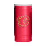 Calgary Flames 12oz Flipside Powdercoat SlimCan Coolie - Logo Brands - Flyclothing LLC