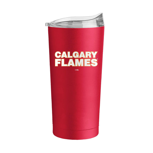 Calgary Flames 20oz Flipside Powder Coat Tumbler - Logo Brands - Flyclothing LLC