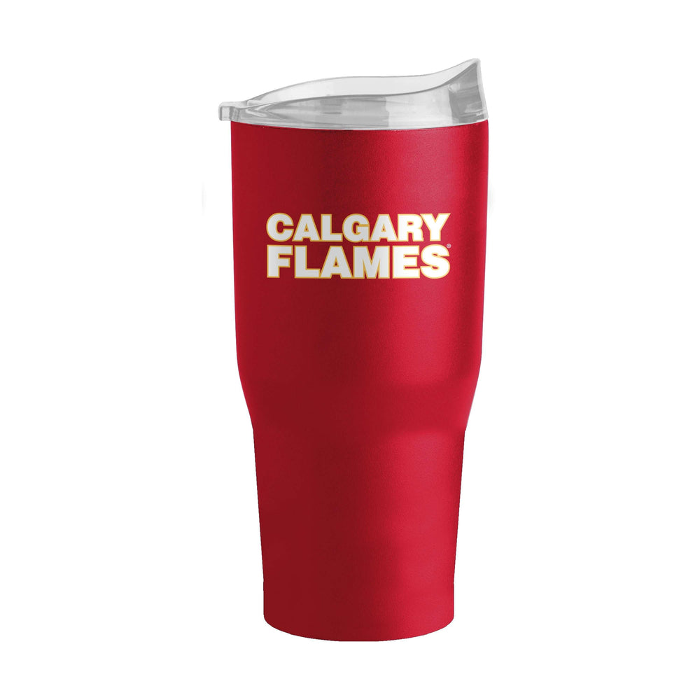 Calgary Flames 30oz Flipside Powder Coat Tumbler - Logo Brands - Flyclothing LLC