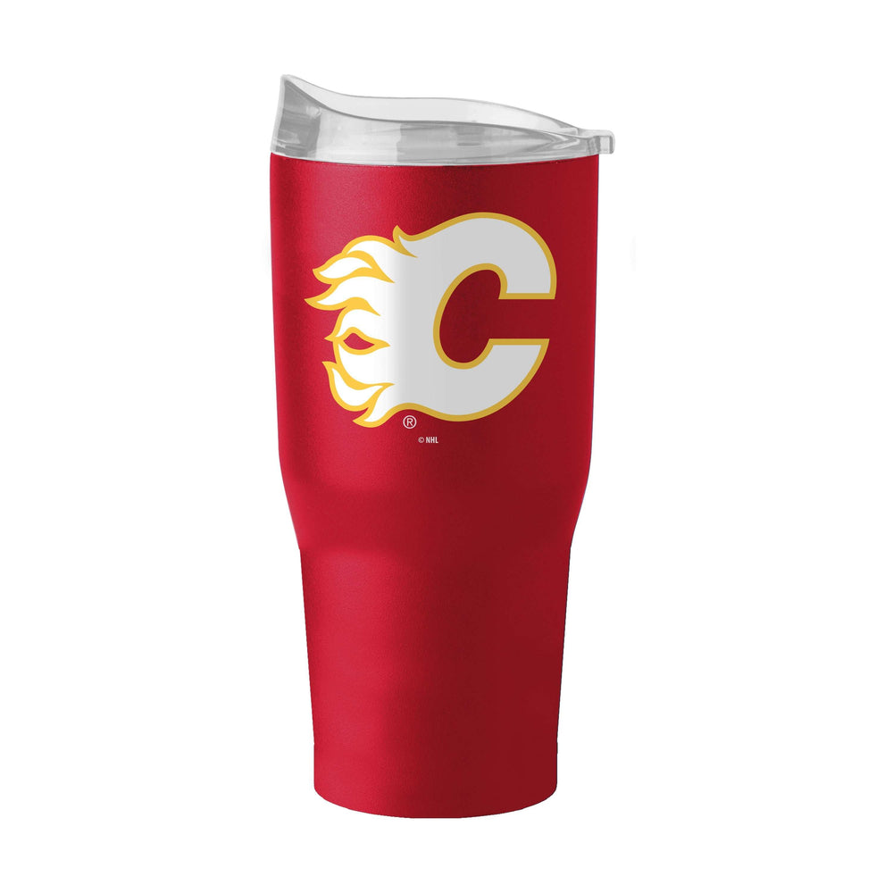 Calgary Flames 30oz Flipside Powder Coat Tumbler - Logo Brands - Flyclothing LLC