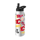 Calgary Flames 34oz Native Quencher Bottle - Logo Brands - Flyclothing LLC