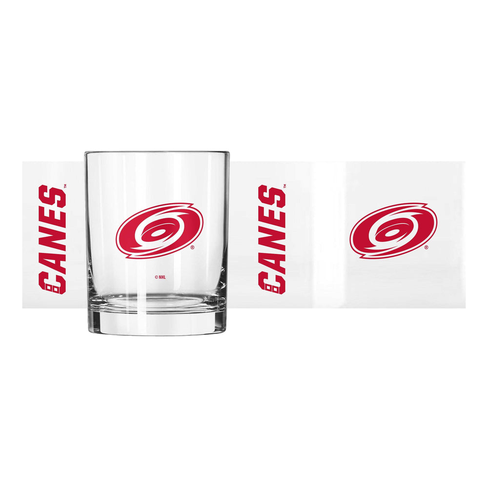 Carolina Hurricanes 14oz Gameday Rocks Glass - Logo Brands - Flyclothing LLC