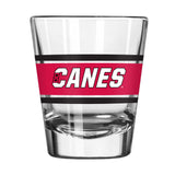 Carolina Hurricanes 2oz Stripe Shot Glass - Logo Brands - Flyclothing LLC