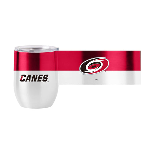 Carolina Hurricanes Color Block 16 oz Stainless Curved Beverage - Logo Brands - Flyclothing LLC