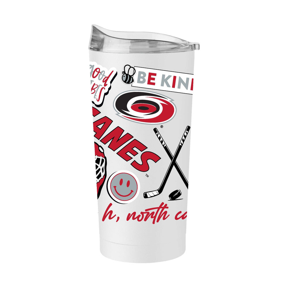 Carolina Hurricanes 20oz Native Powder Coat Tumbler - Logo Brands - Flyclothing LLC