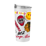 Chicago Blackhawks 20oz Native Powder Coat Tumbler - Logo Brands - Flyclothing LLC