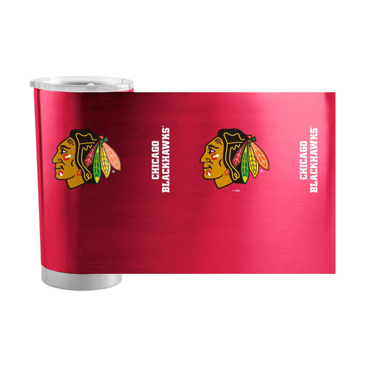 Chicago Blackhawks 20oz Gameday Stainless Steel Tumbler - Logo Brands - Flyclothing LLC