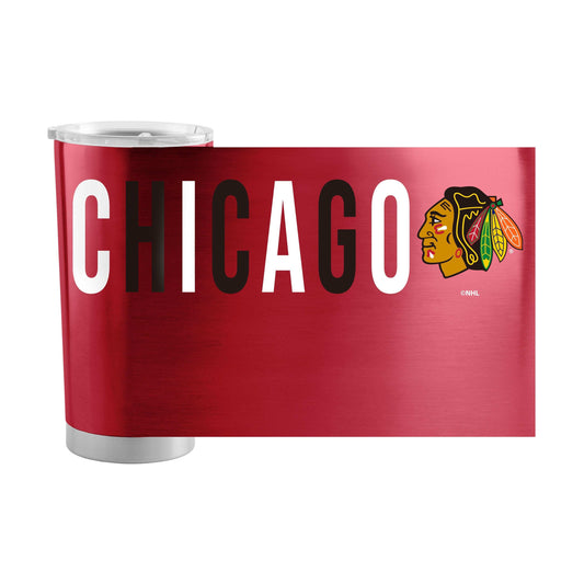 Chicago Blackhawks Overtime 20oz Stainless Tumbler - Logo Brands - Flyclothing LLC