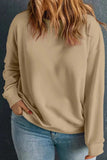 Plus Size Round Neck Long Sleeve Sweatshirt - Trendsi - Flyclothing LLC