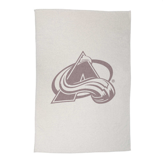 Colorado Avalanche Oversized Logo Sublimated Sweatshirt Blanket - Logo Brands - Flyclothing LLC