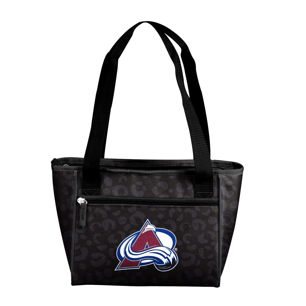 Colorado Avalanche Leopard Print 16 Can Cooler Tote - Logo Brands - Flyclothing LLC