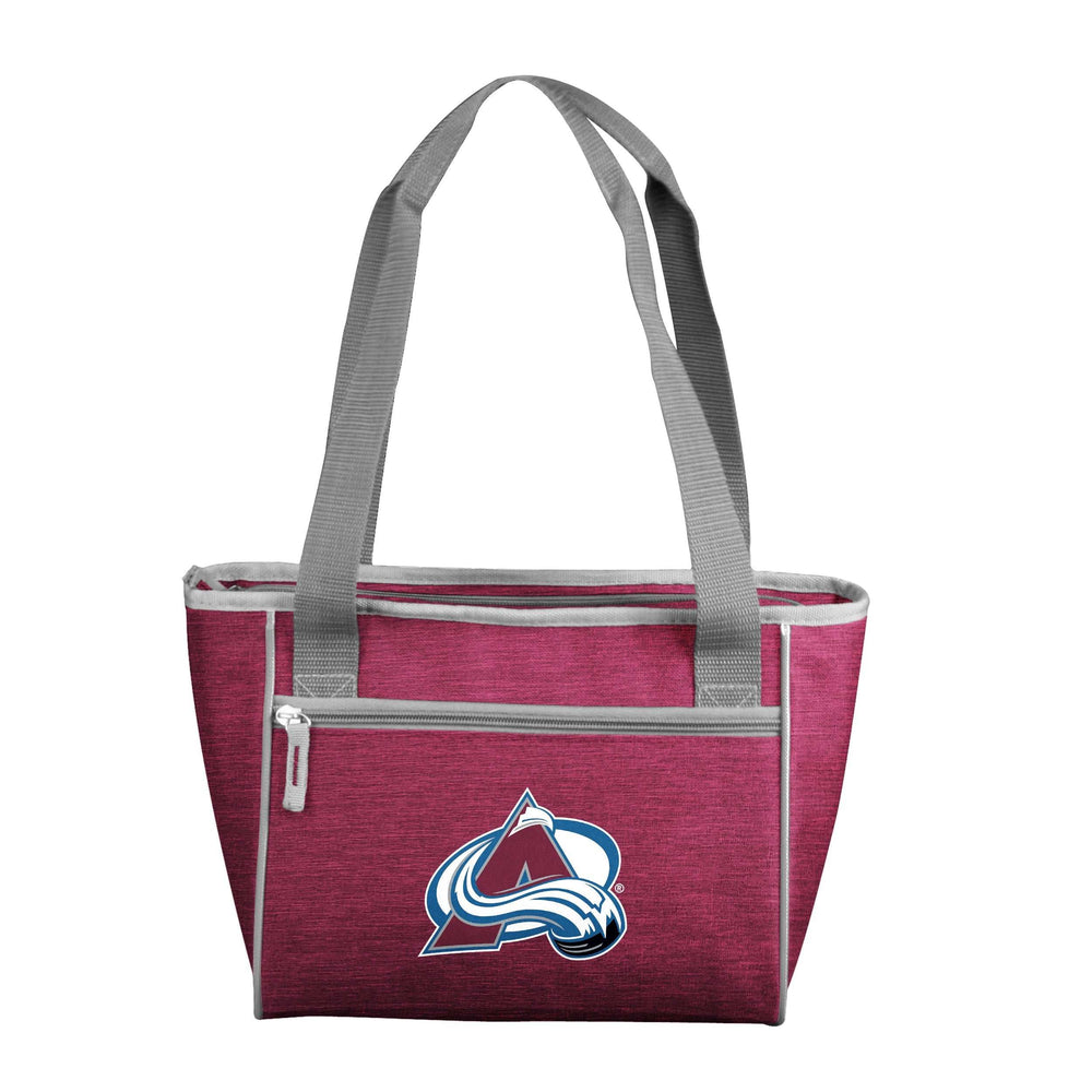 Colorado Avalanche Crosshatch 16 Can Cooler Tote - Logo Brands - Flyclothing LLC