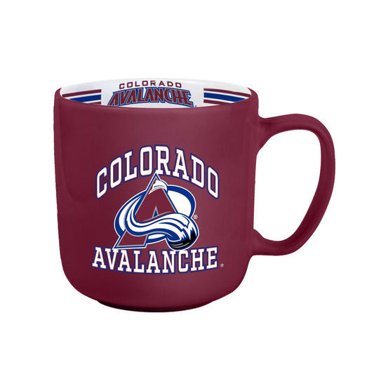 Colorado Avalanche 15oz Stripe Mug - Logo Brands - Flyclothing LLC