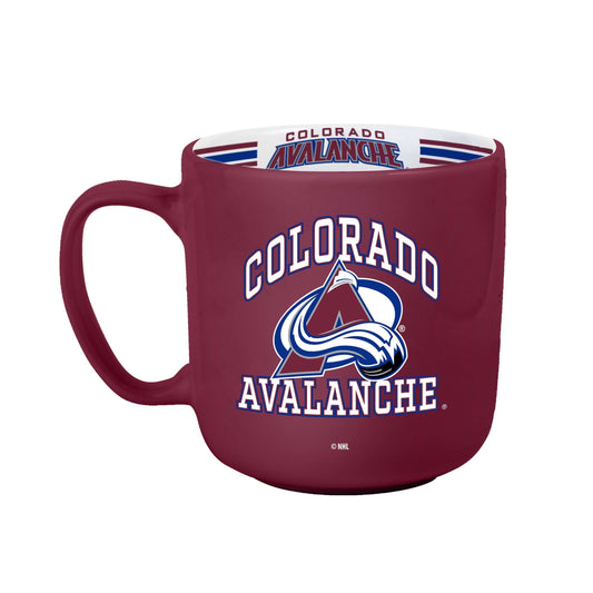 Colorado Avalanche 15oz Stripe Mug - Logo Brands - Flyclothing LLC
