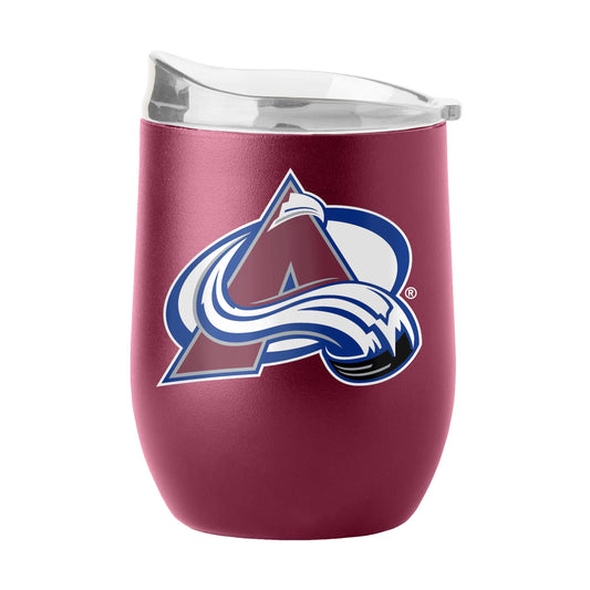 Colorado Avalanche 16oz Flipside Powder Coat Curved Bev - Logo Brands - Flyclothing LLC