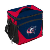 Columbus Blue Jackets 24 Can Cooler - Logo Brands - Flyclothing LLC