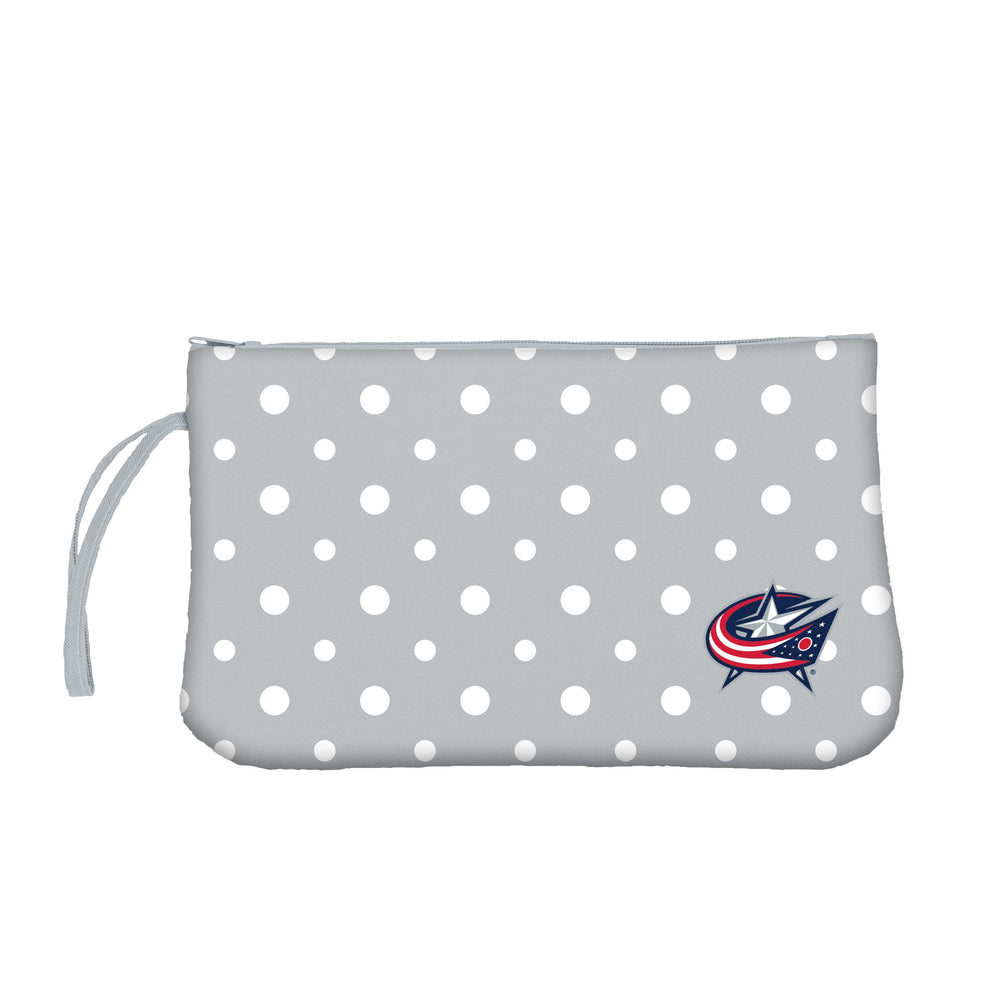 Columbus Blue Jackets Dot Wristlet - Logo Brands - Flyclothing LLC