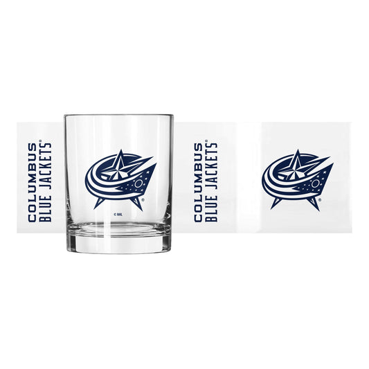 Columbus Blue Jackets 14oz Gameday Rocks Glass - Logo Brands - Flyclothing LLC
