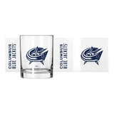 Columbus Blue Jackets 14oz Gameday Rocks Glass