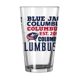 Columbus Blue Jackets 16oz Spirit Pint Glass - Logo Brands - Flyclothing LLC