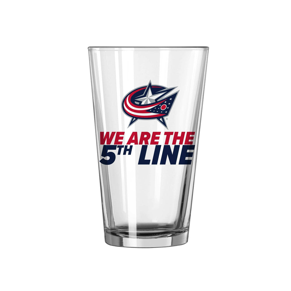Columbus Blue Jackets 16oz Slogan Pint Glass