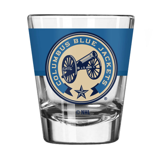 Columbus Blue Jackets Light Blue 2oz Colorblock Shot Glass - Logo Brands - Flyclothing LLC