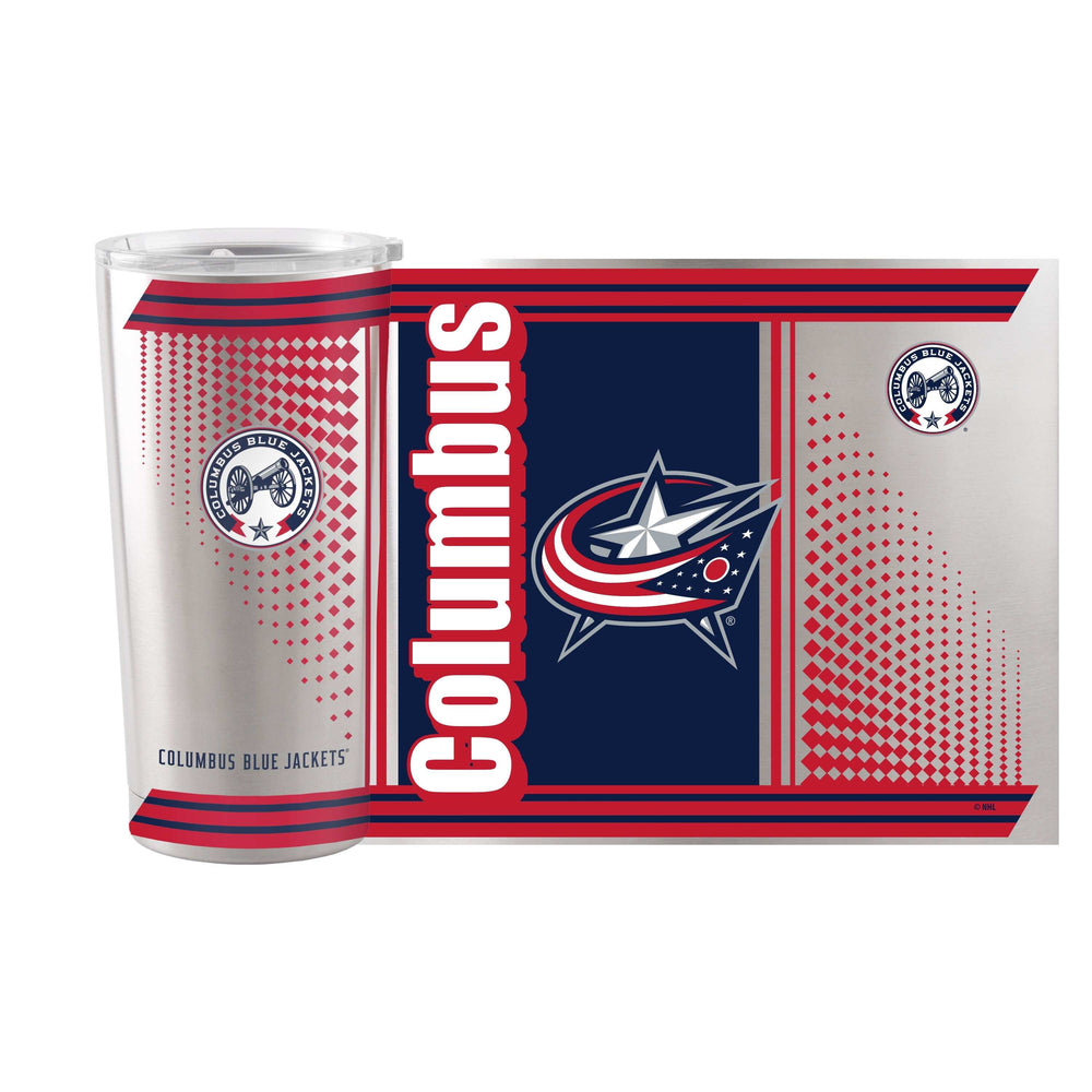 Columbus Blue Jackets 20oz Hero Stainless Steel Tumbler - Logo Brands - Flyclothing LLC