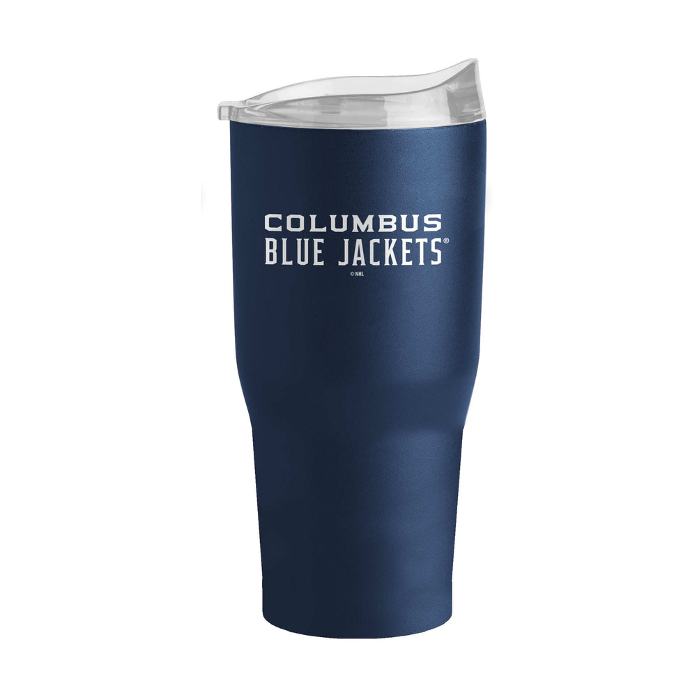 Columbus Blue Jackets 30oz Flipside Powder Coat Tumbler - Logo Brands - Flyclothing LLC