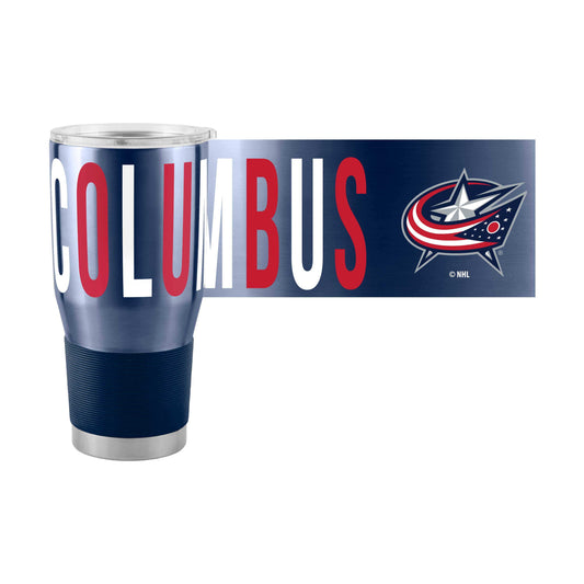 Columbus Blue Jackets Overtime 30 oz Stainless Tumbler - Logo Brands - Flyclothing LLC