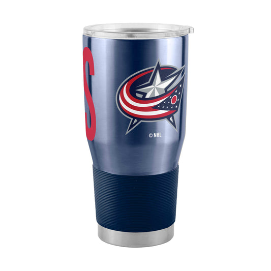 Columbus Blue Jackets Overtime 30 oz Stainless Tumbler - Logo Brands - Flyclothing LLC