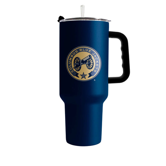 Columbus Blue Jackets 40oz Flipside Powder Coat Tumbler - Logo Brands - Flyclothing LLC