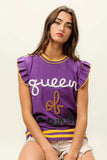 BiBi Queen Of Mardi Ruffled Armhole Sleeveless Knit Top - Trendsi - Flyclothing LLC