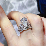 5 Carat Moissanite 925 Sterling Silver Ring - Trendsi - Flyclothing LLC