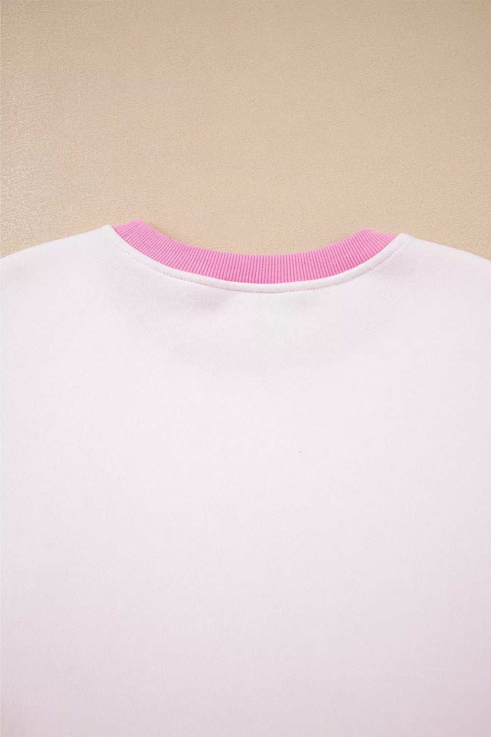 Color Block Sweatshirt and Elastic Waist Shorts Set - Trendsi - Flyclothing LLC