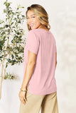 Basic Bae Bamboo Full Size Round Neck Short Sleeve T-Shirt Plus Size - Trendsi - Flyclothing LLC