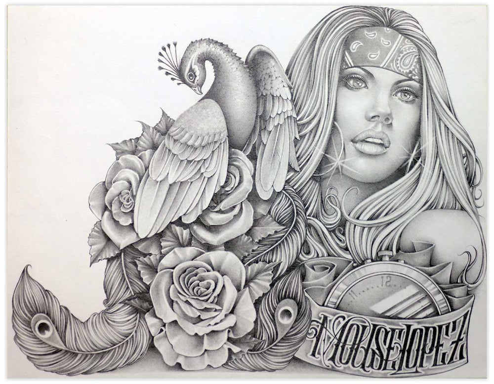 Black Market Art Company 80& Girl Print - Black Market Art Company - Flyclothing LLC