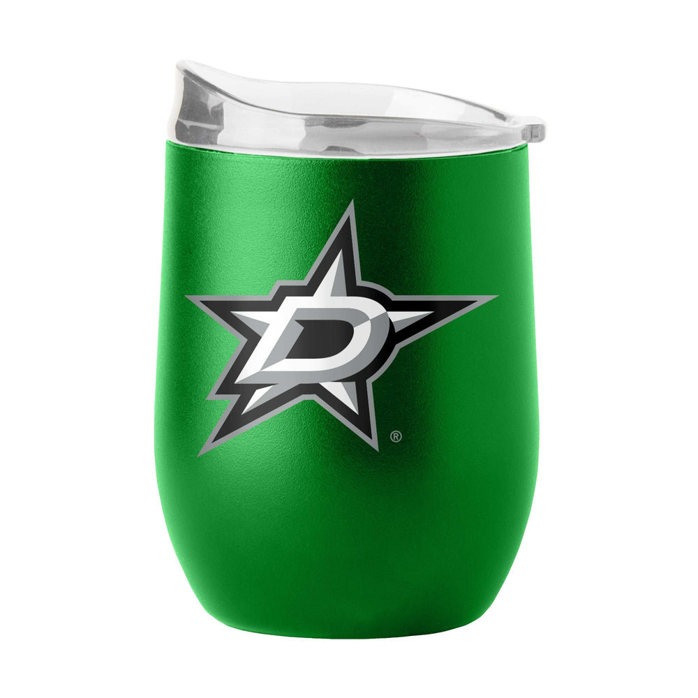 Dallas Stars 16oz Flipside Powder Coat Curved Bev - Logo Brands - Flyclothing LLC